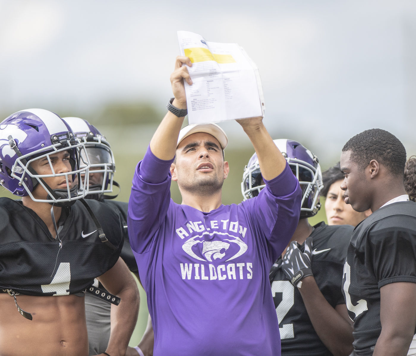 Angleton Football Practice